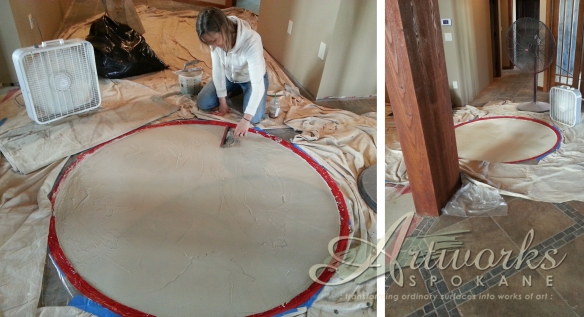 filling the 5ft circle